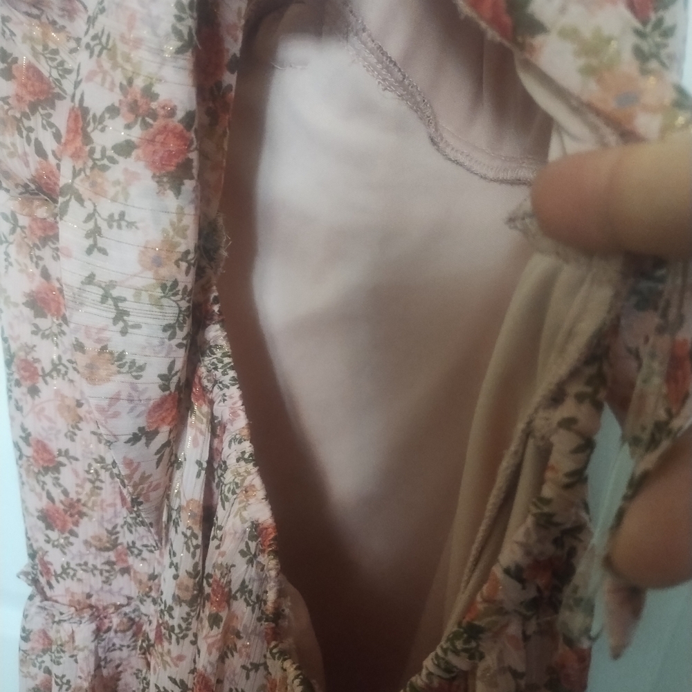City Triangles Floral Ruffle Mini Dress - Picture 5 of 7